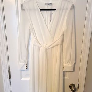 Baltic Born | Small | White | Wrap Dress